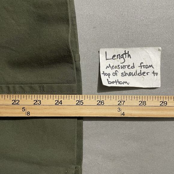 Chadwicks Jacket Womens Size 18 Olive Green Twill Two Button Blazer Army Utility - Picture 11 of 13